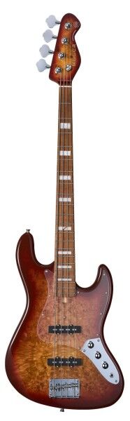 Mooer MBJ420 Electric Bass Guitar - Red Burst