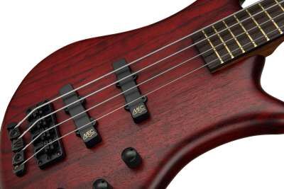 Warwick Teambuilt Pro Series Thumb BO, 4-String Burgundy Red Transparent  Satin