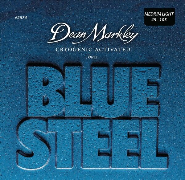 DMS Blue Steel Bass Guitar 4-String