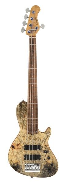 Sadowsky Custom Shop 24-Fret Single Cut Bass, 5-String - Natural Transparent Satin - 21-04228
