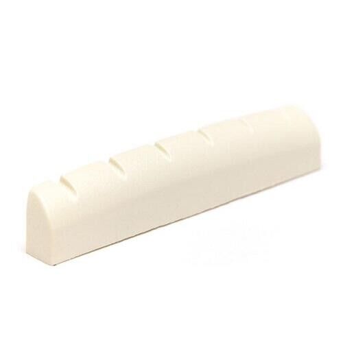 TUSQ LQ-6114-10 - Acoustic/Electric Guitar Nut, Flat, Slotted, 1 23/32" long - Luthier's Pack, 10 pcs.