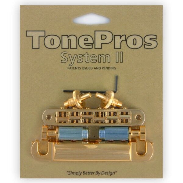 TonePros LPS02 - Standard Tune-O-Matic Bridge and Tailpiece Set (Small Posts)