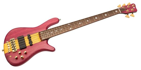 Warwick Custom Shop Streamer Stage II, 5-String, Broadneck - Natural Oil Finish - 24-4431