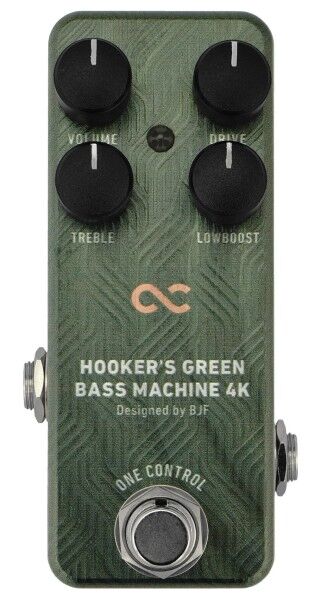 One Control Hooker's Green Bass Machine 4K - Bass Overdrive / Distortion