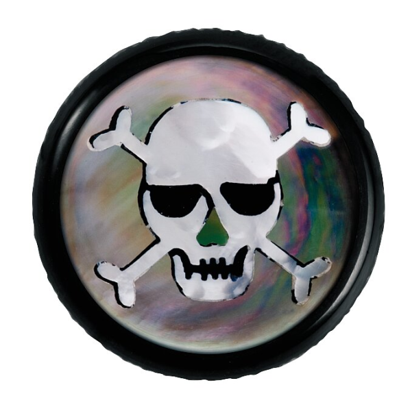 Framus & Warwick - Stacked Potentiometer Dome Knobs, Skull Inlay