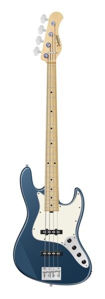 Sadowsky MetroLine 22-Fret Will Lee Artist Line Bass, Swamp Ash Body, Maple Fingerboard, 4-String - Solid Dark Lake Placid Blue Metallic High Polish