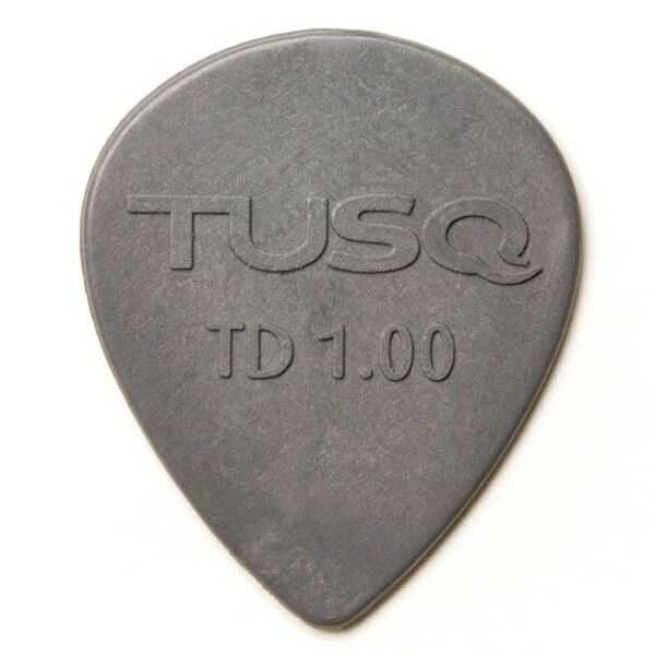 TUSQ Tear Drop Picks 1.00 mm, 72 pcs, Grey