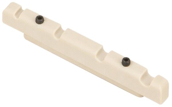 Sadowsky Parts Just-A-Nut III, 4-String, 44.5 mm (1.75") - White Tedur