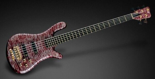 Warwick Custom Shop Streamer LX, 5-String - Midnight Blue Transparent High Polish - 18-3846