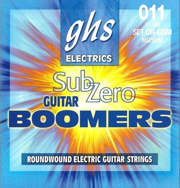 GHS Sub-Zero Boomers Electric Guitar String Sets