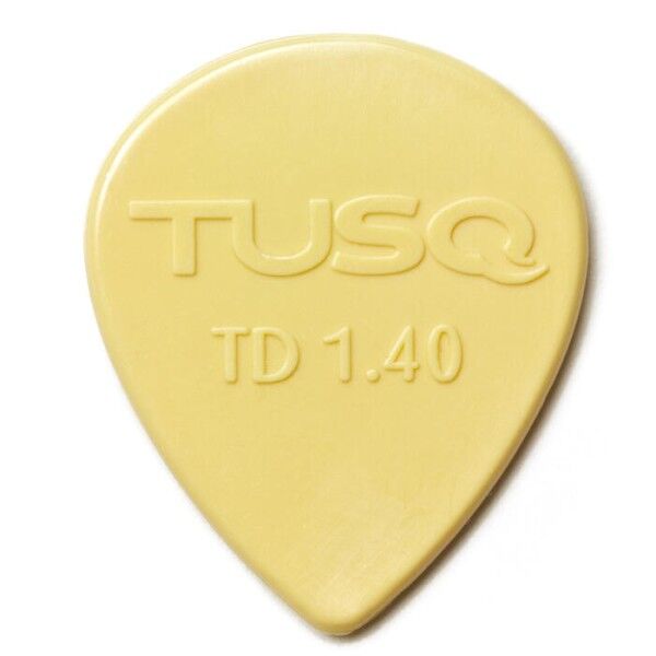 TUSQ Tear Drop Picks 1.4 mm 72 pcs, Vintage White