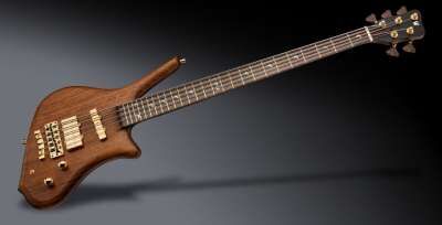 Warwick Masterbuilt Dolphin Pro I, 5-String - Natural Oil Finish, Gold  Hardware