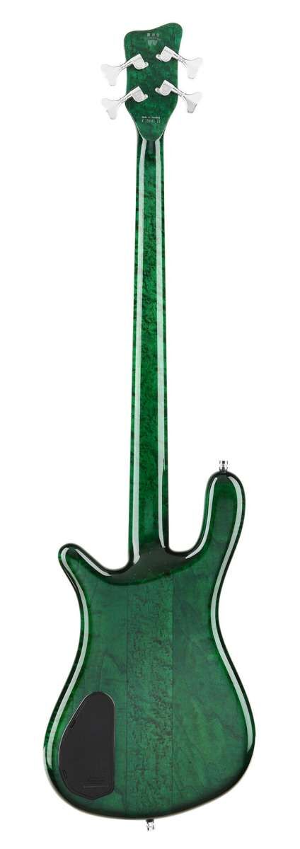 Warwick Custom Shop Streamer Stage I, 4-String - Dark Emeraude Green High  Polish - Showroom Model