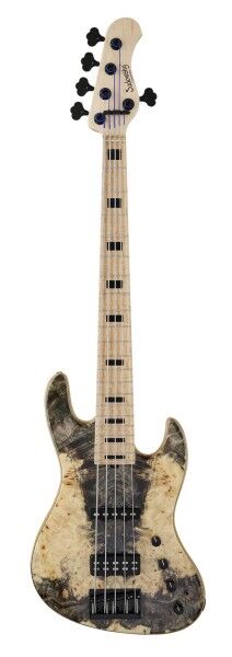 Sadowsky Custom Shop 21-Fret Standard J/J Bass, 5-String - Natural Transparent High Polish - 21-4295