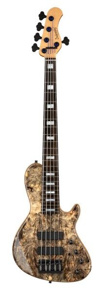 Sadowsky Custom Shop 24-Fret Single Cut Bass, 5-String - Natural Transparent High Polish - 21-4232