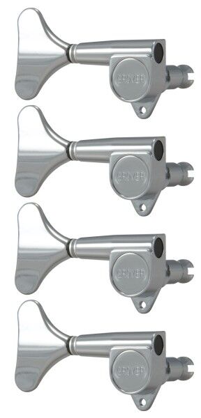 Grover 144 Series - Mini Bass Machines - Bass Machine Heads, 4-in-Line