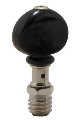 Grover 872N Perma Tension Banjo 5th String Peg with Black Button - Nickel
