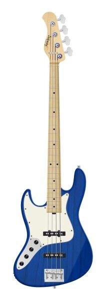 Sadowsky MetroLine 22-Fret Will Lee Artist Line Bass, Swamp Ash Body, Maple Fingerboard, 4-String, Lefthand - Ocean Blue Transparent Satin