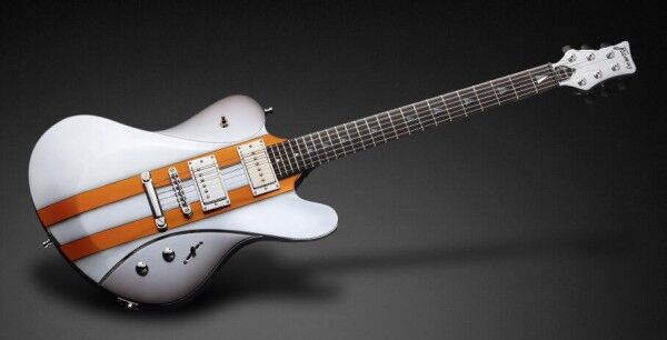 Framus Custom Shop Stevie Salas "Idolmaker" Signature - Racing Stripe Orange Chrome / Chrome - 15-3002