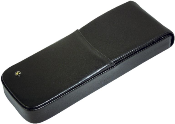 Warwick Traveling Wear - Genuine Leather Cigar Case - Black