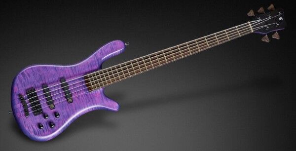 Warwick Custom Shop Streamer Stage I, 5-String - Purple Transparent Satin - 17-3597