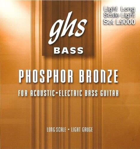 GHS Phosphor Bronze Acoustic-Electric Bass String Sets
