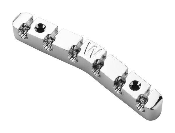Warwick Parts - Tailpiece, 6-String, Broadneck / Chrome