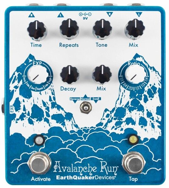 EarthQuaker Devices Avalanche Run V2 - Stereo Delay / Reverb