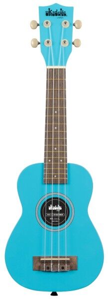 KALA Ukadelic UK-BLUEYONDER - Blue Yonder Soprano Ukulele, with Tote Bag