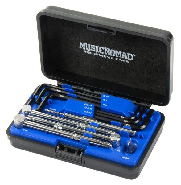 MusicNomad Premium Guitar Tech Truss Rod Wrench Set, 11 pcs. (MN235)