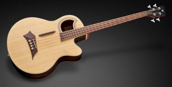 Warwick RockBass Alien Deluxe, 4-String - Natural Transparent Satin