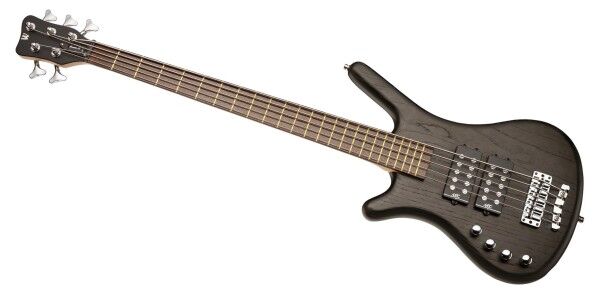 Warwick RockBass Corvette $$, Lefthand, 5-String - Nirvana Black Transparent Satin