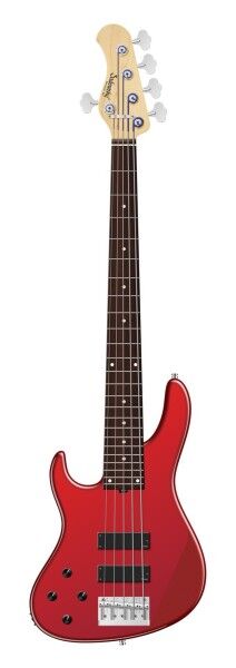 Sadowsky MetroLine 24-Fret Modern Bass, Red Alder Body, Morado Fingerboard, 5-String, Lefthand - Solid Candy Apple Red Metallic High Polish