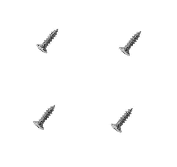 Framus & Warwick Countersunk Screws for Jack Plates & Pickguards, 3 x 12 mm