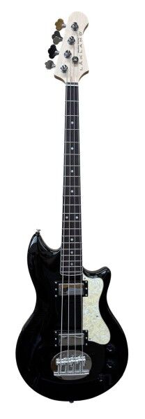 Lakland Skyline Hollowbody-30 Bass, 4-String - Black Gloss