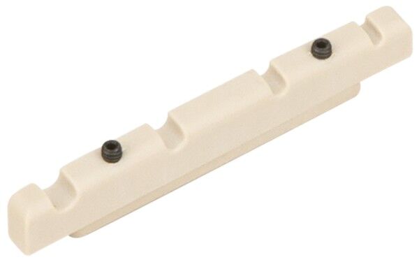 Sadowsky Parts Just-A-Nut III, 4-String, 44.5 mm (1.75") - White Tedur