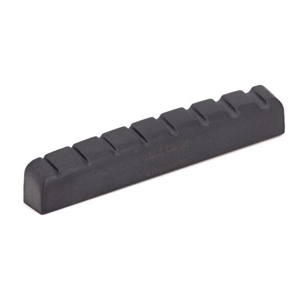 Black TUSQ XL PT-1354-00 - Slotted Guitar Nut, 8-String – Electric, S-Style, Flat
