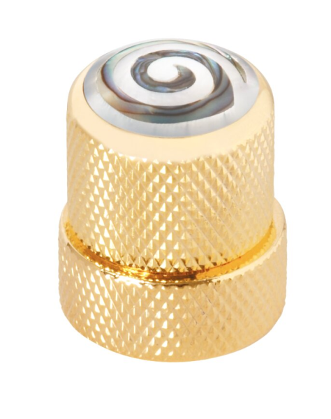 Framus & Warwick - Stacked Potentiometer Dome Knobs, Spiral Inlay