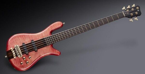 Warwick Custom Shop Streamer Stage I, 5-String - Bleached Antique Tobacco Burst Transparent High Polish - 14-2606