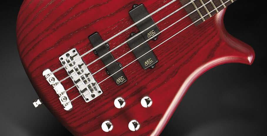 Warwick Rockbass Fortress, 4-String - Burgundy Red Transparent Satin