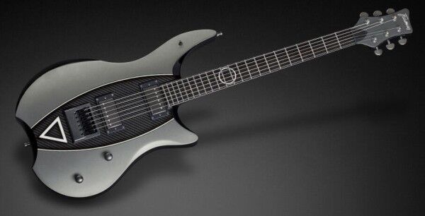 Framus Masterbuilt Devin Townsend "Stormbender" Signature - Metallic Olive Green Satin/Carbon Fiber High Polish