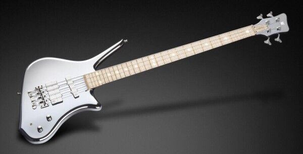 Warwick Custom Shop Dolphin Pro I, 4-String - Silver Chrome - 15-2794