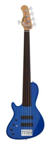 Sadowsky MasterBuilt 24-Fret Single Cut Bass, Swamp Ash Body, Lefthand, 5-String, Fretless