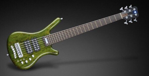 Warwick Custom Shop Corvette $$, 6-String - Emeraude Green Transparent Satin - 16-3031