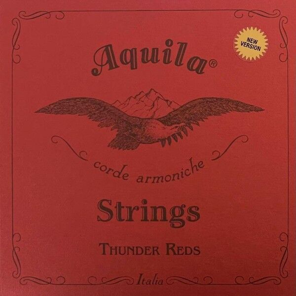 Aquila 169U - Thunder Reds, Bass Ukulele / U-Bass Single String - Low-B (5th), 23" - 26" Scale