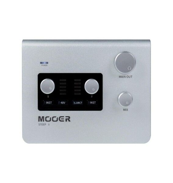 Mooer STEEP II, Multi-Platform Audio Interface (Silver)