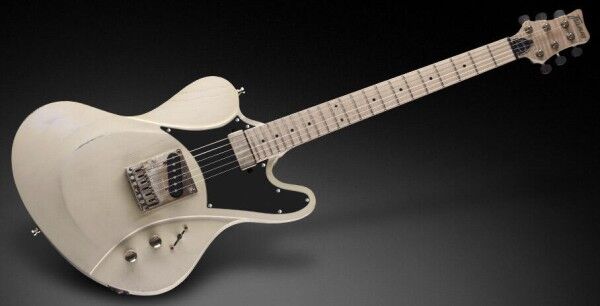 Framus Custom Shop Idolmaker 5'R - Aged Solid Creme White Satin - 14-2730