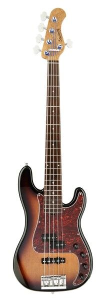 Sadowsky Custom Shop 21-Fret Hybrid P/J Bass, 5-String - '59 Burst Transparent High Polish - 21-4326