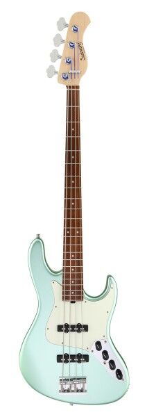 Sadowsky MetroLine 22-Fret Will Lee Artist Line Bass, Red Alder Body, Morado Fingerboard, 4-String - Solid Sage Green Metallic Satin