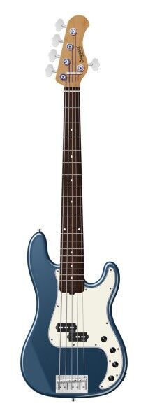 Sadowsky MasterBuilt 20-Fret Ultra Vintage P Bass, Red Alder Body, Morado Fingerboard, 5-String - Solid Dark Lake Placid Blue Metallic High Polish